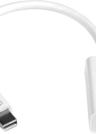 StarTech.com Mini DisplayPort to HDMI Adapter - Active mDP to HDMI Video Converter - 4K 30Hz - Mini DP or 1/2 Mac/PC to HDMI Monitor/TV/Display - mDP 1.2 to HDMI Adapter Dongle - White (MDP2HD4KSW)