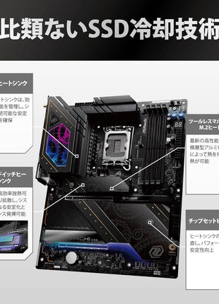 ASRock Z890 Taichi Intel Core Ultra LGA1851 RL-ILM DDR5 9600 MHz 256 GB ATX Motherboard Thunderbolt Wi-Fi 7 PCIe 5.0 M.2
