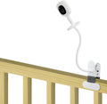 SZAOYU Baby Monitor Mount Compatible with Nanit Pro Smart & Flex Stand, 15.7 inches Flexible Arm, White, Adjustable, Minimalist Style