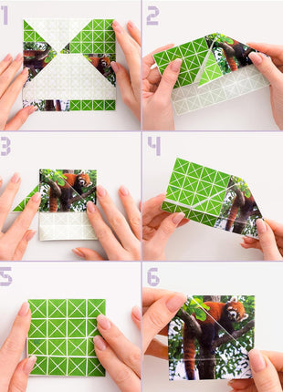 FOLDOLOGY - The Origami Puzzle Game! Brain Teasers for Tweens, Teens & Adults | Travel Game, STEM Toy | Fold the Paper, Complete the Picture | 100 Puzzles | Gift for Ages 10+