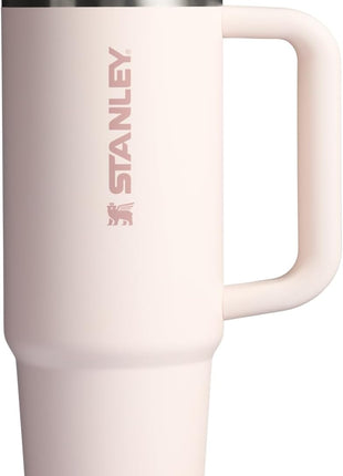 STANLEY Quencher ProTour Flipstraw Tumbler, 30 oz, Rose Quartz | Built-In Straw & Handle | Cupholder Compatible for Travel | Leakproof Insulated Stainless Steel Cup | BPA-Free