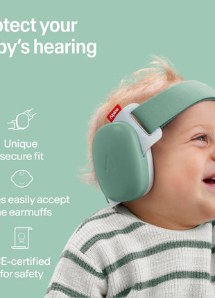Alpine Muffy Baby Ear Muffs Noise Protection | Toddler Ear Protection | 3-48 Months | 24dB | Baby Hearing Protection | Noise Reduction | Adjustable Headband | Baby Essentials New Mom Gifts