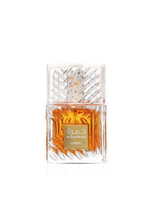 Lattafa Khamrah - Vanilla, Warm Spicy, Amber, Cinnamon - Eau de Parfum Long-Lasting Fragrance for Unisex, 3.40 Ounce / 100 ml