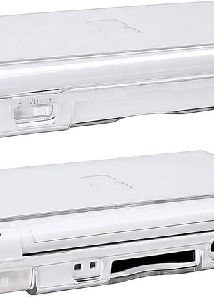 Transparent Hard Shell Case Cover Compatible with Nintendo DS Lite NDSL, Replacement Protective NDS Lite Crystal Clear Housing Case(Not for Nintendo DS or Dsi)