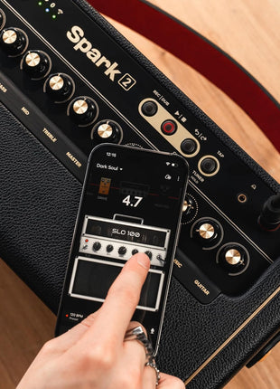 Positive Grid Spark 2 50W Smart Guitar Practice Amp & Bluetooth Speaker with Built in Looper, AI Features & Smart App for Electric, Acoustic, & Bass Guitar