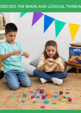 BONNYCO Brain Teaser Puzzles Cubes Kids Party Favors Pack 30. Pinata Goodie Bags Stuffers for Kids 3-5 4-8, Return Gifts for Birthday Party. Mini Puzzle Games, Classroom Prizes, Rewards Stocking