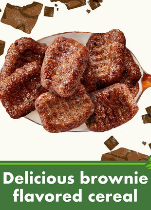 Cascadian Farm Organic Brownie Crunch Breakfast Cereal, Gluten Free, Made With Real Cocoa and Whole Grain, 12.4 oz