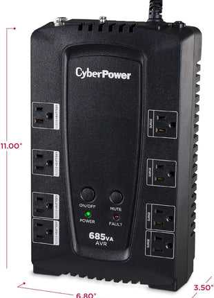 CyberPower CP685AVRG AVR UPS Battery Backup and Surge Protector