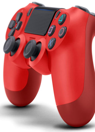 DualShock 4 Wireless Controller for PlayStation 4 - Magma Red (Renewed)