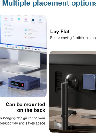 Beelink Mini PC Intel 12th N95(Up to 3.4GHz), 8GB DDR4 256GB SSD, Micro PC 4K Dual HDMI Display/2.5Gbps LAN/WiFi5/BT4.2/USB3.2/WOL Home/Office Mini Computer