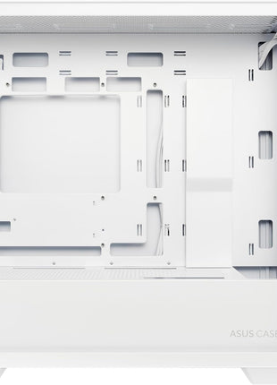 ASUS A21 White Micro ATX PC Case Supports BTF Hidden Connector Technology, Graphics Cards up to 380mm, 360mm Coolers, & ATX PSUs, Includes Porous Front-Panel mesh, 2 Year Warranty