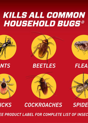 Ortho Home Defense Insect Killer for Indoor and Perimeter2 with Comfort Wand - Ready-To-Use Bug Spray, Kills Ants, Cockroaches & Spiders, 1.33 gal.