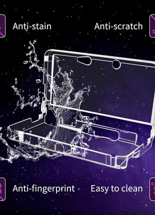 OSTENT Hard Crystal Case Clear Skin Cover Shell for Nintendo 3DS