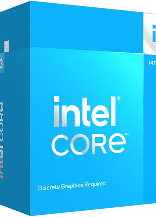 Intel® CoreTM i3-14100F Desktop Processor 4 cores (4 P-cores + 0 E-cores) 4.7 GHz