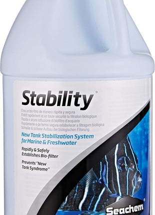 Seachem Stability Fish Tank Stabilizer - For Freshwater and Marine Aquariums, 16.9 Fl Oz (Pack of 1)