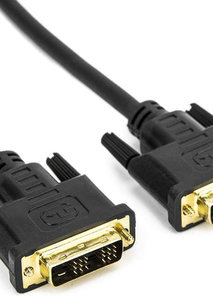 Rocstor Y10C186-B1 Premium 3 ft. DVI-D Single Link Cable - M/M - DVI Cable for use with Projectors, Video Devices, Monitors - 1m - 1 Pack - Male Digital Video, Black