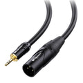 Cable Matters 3.5mm to XLR Cable - 6ft, Male to Male XLR to 1/8 Inch Cable, Compatible with iPod, MP3 Player, Laptop, Voice Recorder, and More, Black Not for Microphone Use