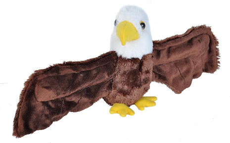 Wild Republic Huggers Bald Eagle Stuffed Animal - 8"