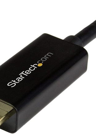 StarTech.com 10ft (3m) DisplayPort to HDMI Cable - 4K 30Hz - DisplayPort to HDMI Adapter Cable - DP 1.2 to HDMI Monitor Cable Converter - Latching DP Connector - Passive DP to HDMI Cord (DP2HDMM3MB)