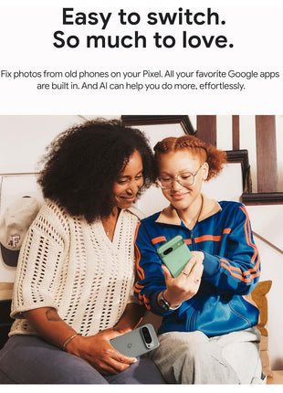 Google Pixel 9 - Unlocked Android Smartphone with Gemini, 24-Hour Battery, Advanced Camera, and 6.3" Actua Display - Obsidian - 128 GB