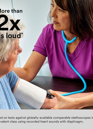 3M Littmann Classic III Monitoring Stethoscope, 5803, More Than 2x as Loud, Weighs Less, Stainless Steel Black Finish Chestpiece, 27 inch Black Tube, Stem and Headset