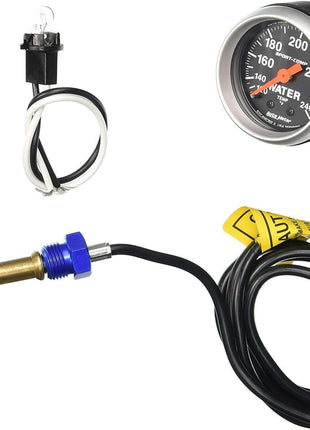 Auto Meter 3332 Sport-Comp Mechanical Water Temperature Gauge, 2 1/16 inch