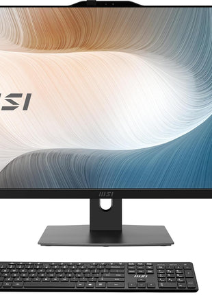 msi Modern AM272P AIO Desktop: 27" FHD, Intel Core 7-150U, 32GB Memory, 1TB M.2 NVMe SSD, WiFi 6E, BT 5.3, Windows 11 Home: Black 1M-819US