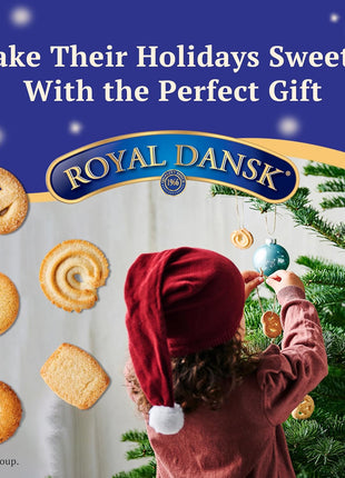 Royal Dansk Butter Cookies, Premium Assorted Cookies Made with Real Butter, Great for Sharing and Hosting, 12 oz