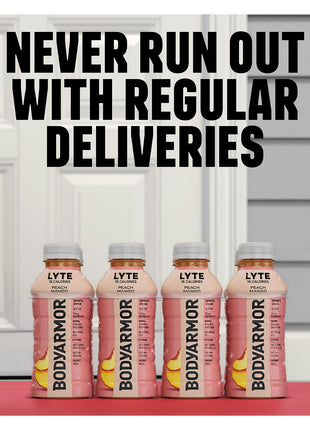 BODYARMOR LYTE Sports Drink Low-Calorie Sports Beverage, Blueberry Pomegranate, Coconut Water Hydration, Natural Flavors With Vitamins, Potassium-Packed Electrolytes, Perfect For Athletes, 16 Fl Oz (Pack of 12)