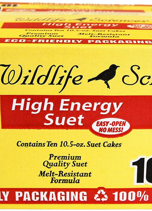 Wildlife Sciences High Energy Suet Cake 10 Pack