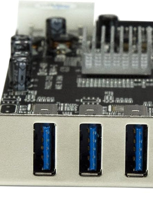 StarTech.com 4-Port USB 3.0 PCI Express Card Adapter - PCIe SuperSpeed USB 3.0 Expansion Card w/ 2 Dedicated 5Gbps Channels (PEXUSB3S42V)