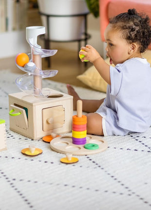 Lovevery | The Babbler Play Kit, Birthday Play Kit, Montessori Toddler Toy, 8 Play Products, 1 Board Book, and Play Guide (Best Birthday Gift for 1 Year Old), Medium