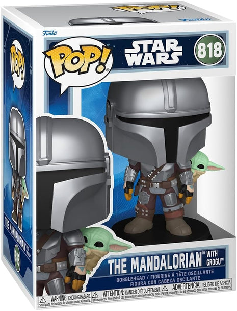 Funko Pop! Star Wars: Mandalorian & Grogu - The Mandalorian with Grogu - Collectable Vinyl Figure - Gift Idea - Official Merchandise - Toys for Kids & Adults - Star Wars Fans