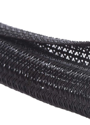 Alex Tech 10ft - 1/2 inch Cord Protector Wire Loom Tubing Cable Sleeve Split Sleeving For USB Cable Power Cord Audio Video Cable – Protect Cat From Chewing - Black