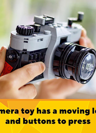 LEGO Creator 3 in 1 Retro Camera Toy, Transforms to Retro Video Camera or to TV Set, Photography Gift for Boys and Girls Ages 8 Years Old and Up Who Enjoy Creative Play, 31147