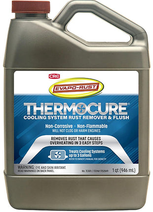 CRC Thermocure Coolant System Rust Remover, 32 Oz, Rust Remover for Vehicle Cooling Systems, Removes Rust Scale and Deposits