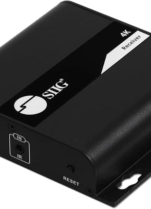 SIIG 4K HDMI Extender Over IP CAT5e/6/7 Ethernet, Up to 394 Feet- Receiver ONLY (CE-H25E11-S2)
