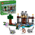 LEGO Minecraft The Wolf Stronghold Fortress Playset, Video Game Toy for Boys and Girls, Action Packed Castle Building Set with Minifigures, Minecraft Toy Gift for Kids Ages 8 and Up, 21261