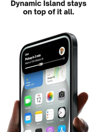 Apple iPhone 15, 128GB, Black - Unlocked (Renewed Premium)