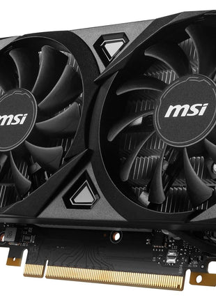 msi Gaming RTX 3050 Ventus 2X 6G OC Graphics Card (NVIDIA RTX 3050, 96-Bit, Boost Clock: 1492 MHz, 6GB GDDR6 14 Gbps, HDMI/DP, Ampere Architecture)