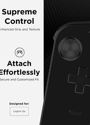 Lenovo Legion Go Joystick Caps - Eclipse Black Replacement Thumb Grips for Enhanced Gaming Precision Compatible with Nintendo Switch, PS5, Xbox Controllers Enhanced Comfort & Grip