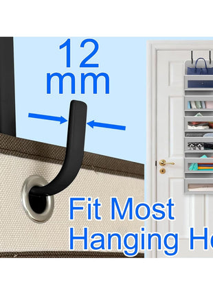 Mars-Rock Single Over Door Steel Hooks 4 Pack Fit 1-3/8" Door 5.5" Black | Plastic Coated Rubber Feel Towel Rack Robe Coat Shoe Wreath Hanger No Damage No Scratch for Bathroom Heavy Duty Thin Top