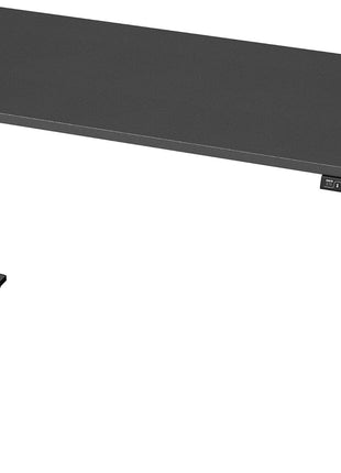 VIVO Electric 60 x 24 in Standing Desk, Memory Height Adjustment, 1B Series, Holds 220 lbs, One-Piece Black Top, Black Frame, DESK-KIT-1B6B
