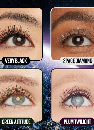 Maybelline Lash Sensational Sky High Waterproof Mascara Makeup, Volumizing, Lengthening, Defining, Curling, Multiplying, Buildable Formula, Very Black, 1 Count