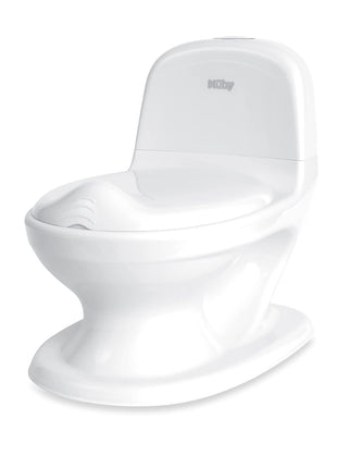 Nuby My Real Potty Training Toilet with Life-Like Flush Button and Sound - 18+ Months - White