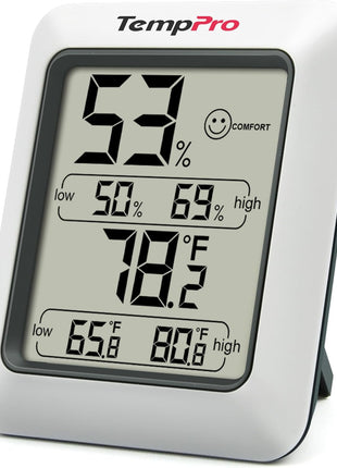 TempPro TP50 Digital Hygrometer Indoor Thermometer Room Thermometer and Humidity Gauge with Temperature Humidity Monitor(Previously ThermoPro)