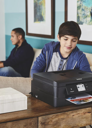 Brother MFC-J1170DW Wireless Color Inkjet All-in-One Printer, NFC One-Touch Print, Duplex, Cloud Print & Scan, Mobile App Control, 2.7" Touchscreen, Works with Alexa