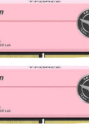 TEAMGROUP T-Force XTREEM DDR5 Ram 32GB (2x16GB) 7600MHz PC5-60800 CL36 A-DIE Desktop Memory Module Ram for Intel XMP 3.0 & AMD Expo Compatible Pink FFPD532G7600HC36FDC01