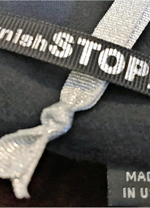USA Made | T-STOP | Luxury Anti-Tarnish Bag for Silver Storage | Patented Proven Protection | Small 13"x10" | Tuxedo Black