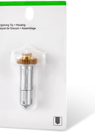 Engraving Tip + Drive Housing Compatible with Maker/Maker 3, Premium Carbide Engraving Tip, Ideal for Engraving Long Lasting Designs on Glass, Acrylic, Metal & More, Silve